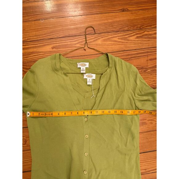 Shirt/Sweater Set, Moss Green Talbots Size L - Picture 6 of 7
